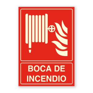 Señal "Boca de Incendio" - Rótulos DAunis