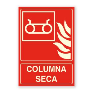 Senyal "Columna Seca" - Rètols Daunis