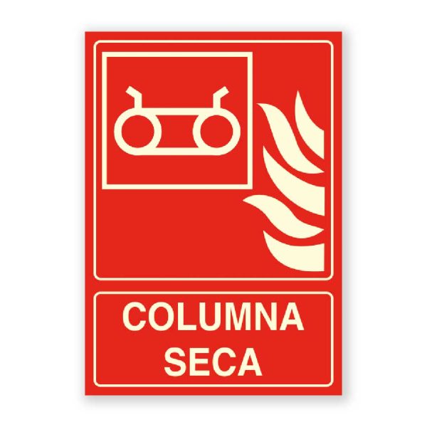 Señal "Columna Seca" - Rótulos Daunis