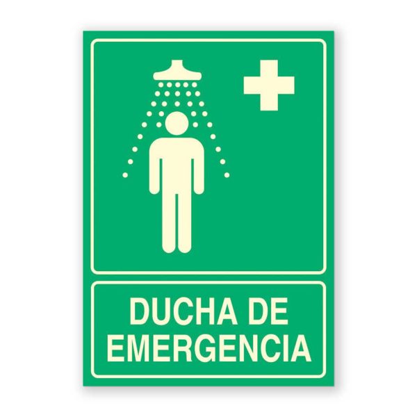 Senyal "Dutxa d'Emergència" - Rètols Daunis