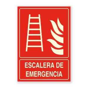 Señal "Escalera de Emergencia" - Rótulos Daunis