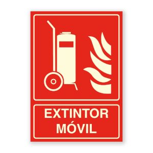 Señal "Extintor Móvil" - Rótulos Daunis