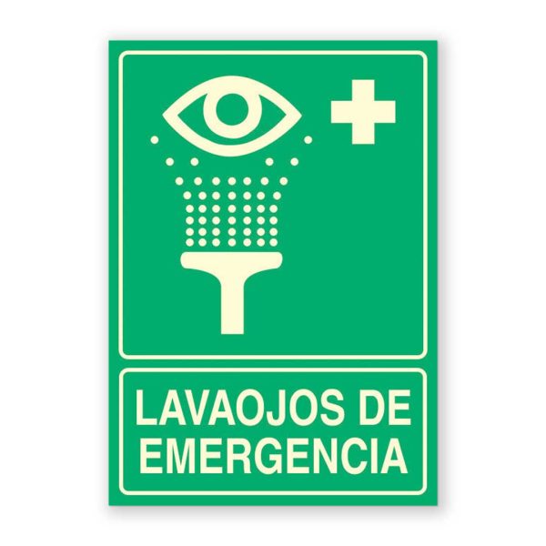 Señal "Lavaojos de Emergencia" - Rótulos Daunis