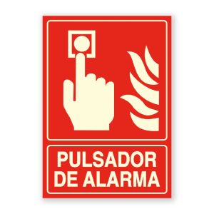 Señal "Pulsador de Alarma" - Rótulos Daunis