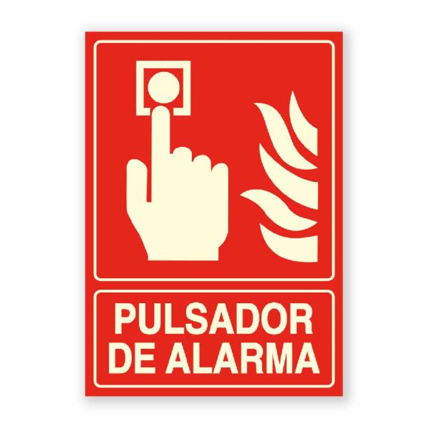 Señal "Pulsador de Alarma" - Rótulos Daunis