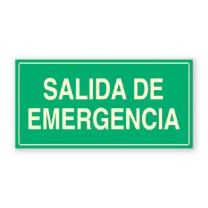 Senyal "Sortida d'Emergència" Text - Rètols Daunis