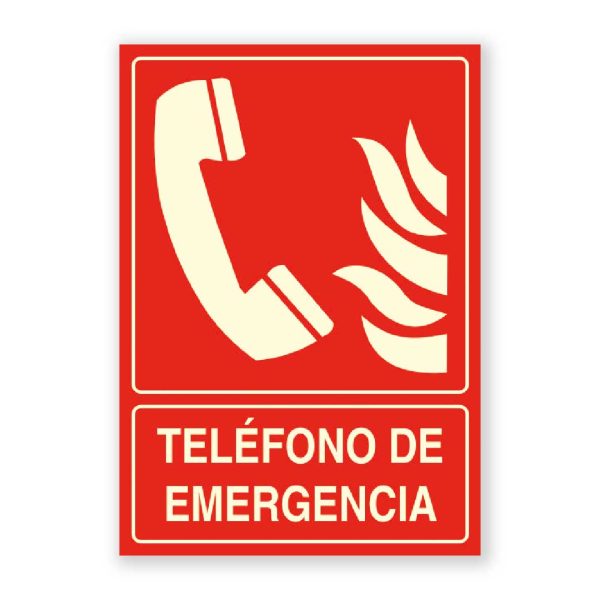 Señal "Teléfono de Emergencia" - Rótulos Daunis