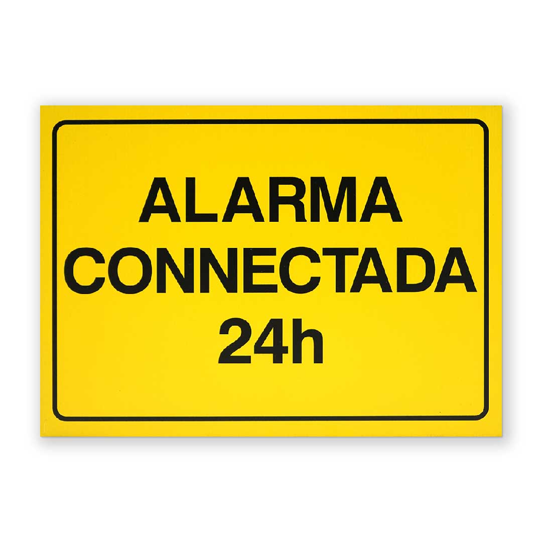 Señal De Señal De Pulsador De Alarma De 30 X 21 Cm Luminiscente, , large
