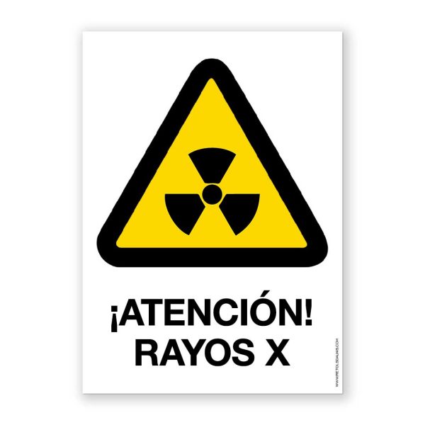 Senyal "Atenció Raigs X" - Rètols Daunis