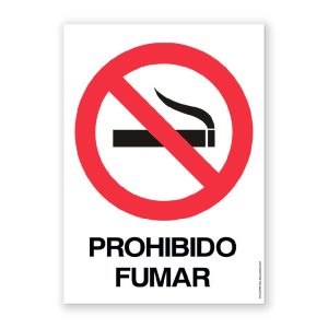 Senyal "Prohibit Fumar" - Rètols Daunis