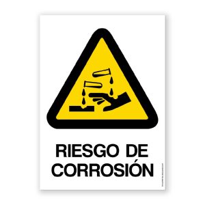 Senyal "Risc de Corrosió" - Rètols Daunis