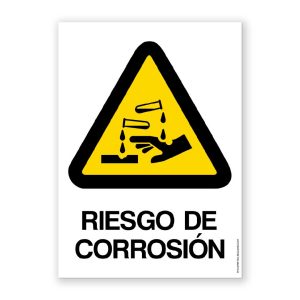 Señal "Riesgo de Corrosión" - Rótulos Daunis