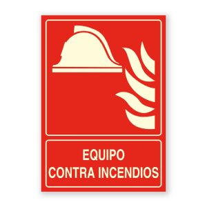 Señal "Equipo contra Incendios" - Rótulos Daunis